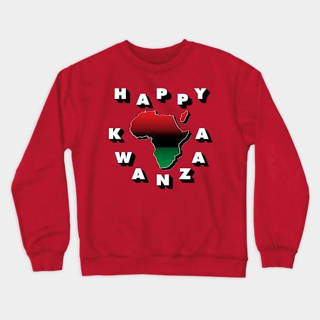 Happy Kwanzaa Crewneck Sweatshirt by IronLung Designs